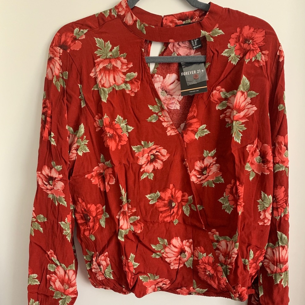 NWT Floral Blouse